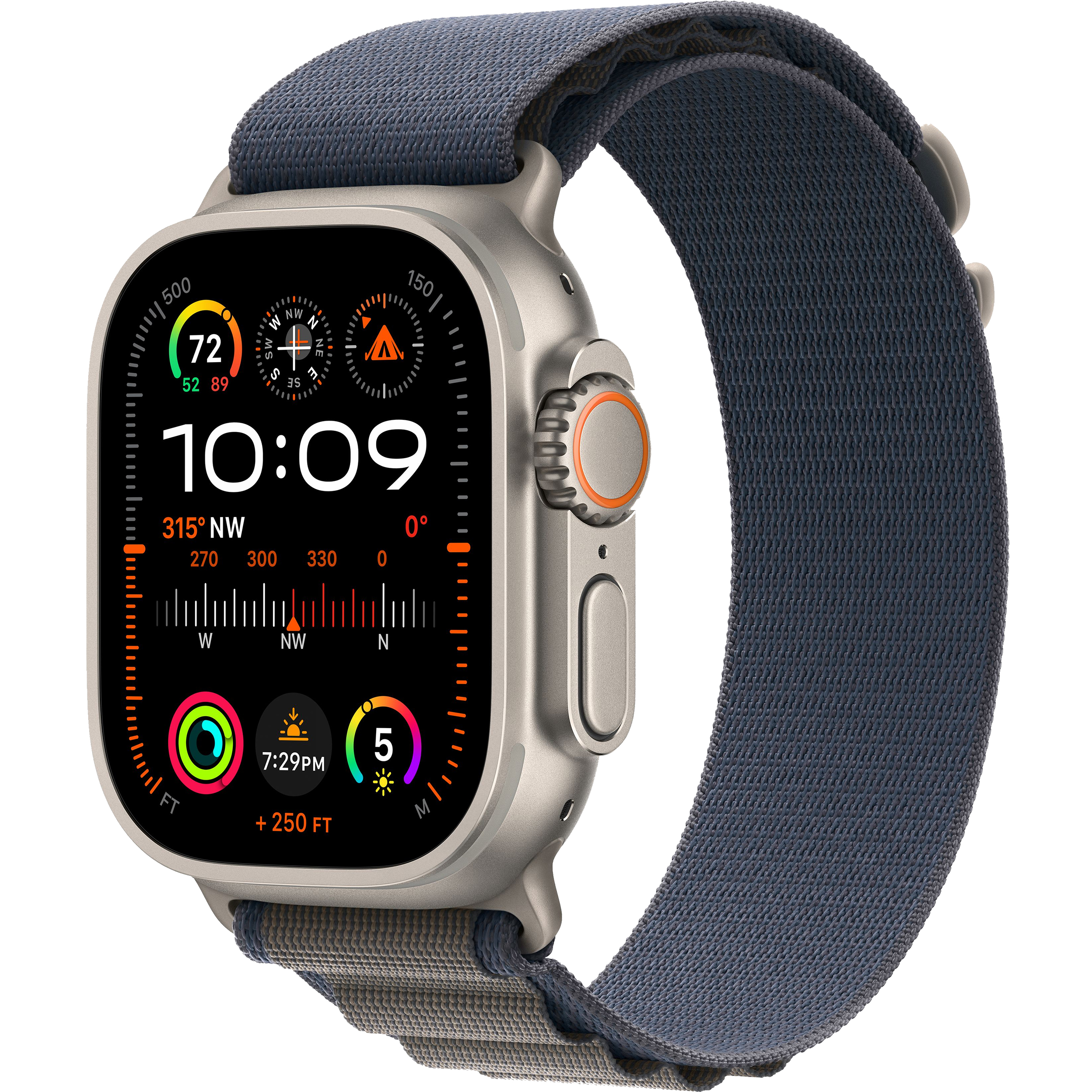 b36160cee4c65073dc4e09e836138c1ef2454bb3_1696071764.jpg ساعت هوشمند اپل مدل Ultra 2 Titanium Case Alpine Loop 49mm - تصویر 1