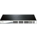 سوئیچ شبکه 28 پورت دی لینک مدل DES-1210-28P