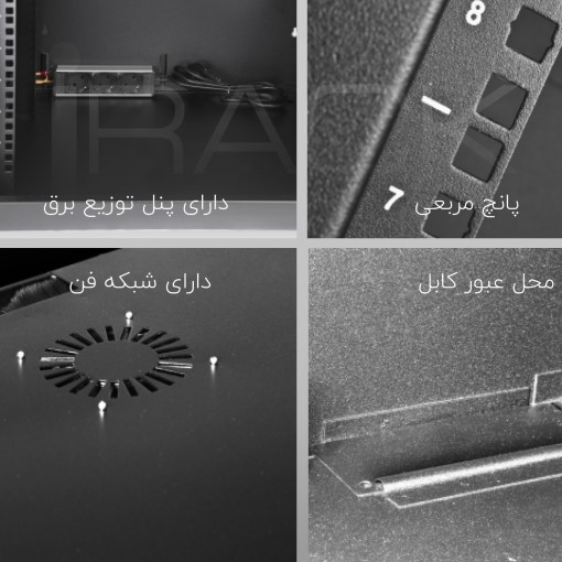 رک دیواری تیام شبکه TRB-6012