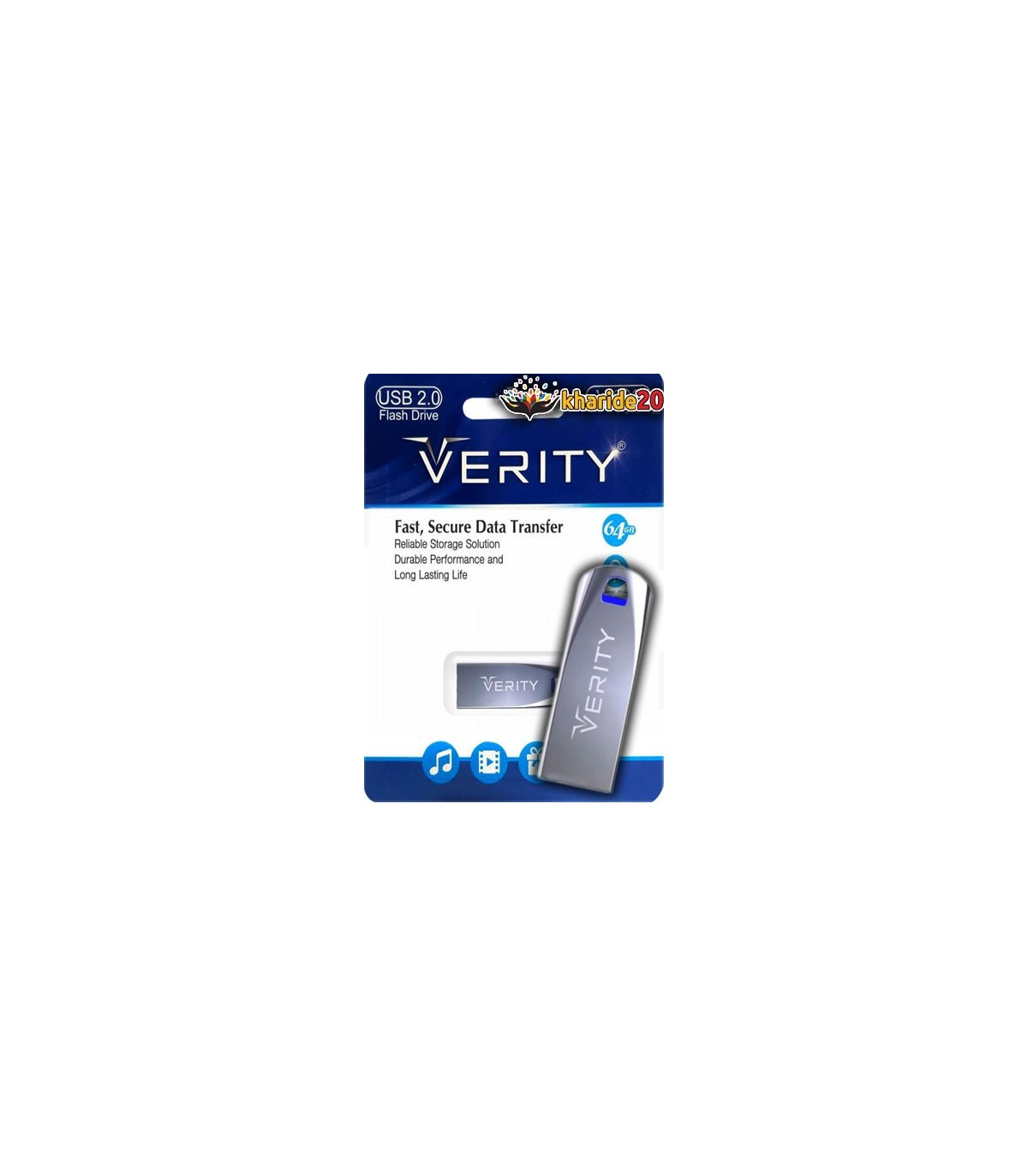 فلش مموری وریتی مدل V803 ظرفیت 64 گیگابایت