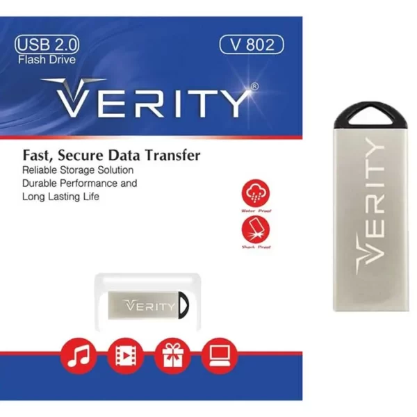 فلش مموری وریتی V802 ظرفیت 32 گیگابایت