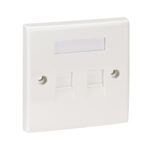 Face Plate دو پورت Schneider مدل DCXIOFPDXXXX