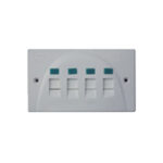 Network Outlets چهار پورت Schneider مدل DCEIOQMUXXXX