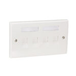 Face Plate چهار پورت Schneider مدل DCXIOFPQXXXX