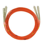 پچ کورد فیبر نوری مالتی مد 1 متری Schneider مدل DFXCD3LCSC01