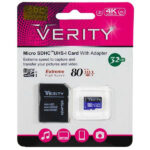 رم میکرو Verity 64G class10 80M UHS-1 4K