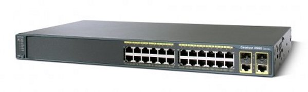 سوییچ مدیریتی 24 پورت Cisco مدل  WS-C2960-24LC-S