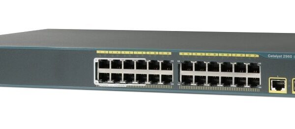 سوییچ مدیریتی 24 پورت Cisco مدل  WS-C2960-24LT-L