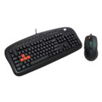 کیبورد و ماوس مخصوص بازی ای فورتک مدل KX2810