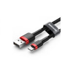 کابل تبدیل USB به لایتنینگ باسئوس مدل Cafule CALKLF C19 طول 2 متر