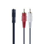 کابل تبدیل 2 جک RCA به درگاه 3.5 میلی متری استریو دایو مدل TA392 به طول 0.2 متر