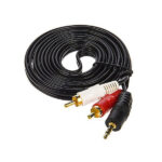 کابل تبدیل جک 3.5 میلی متری به دو RCA دیتکس به طول 2 متر