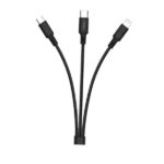 کابل شارژر سه سر رسی (Recci) مدل Fast Wind طول 1.2 متر