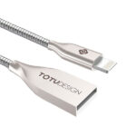 کابل تبدیل USB به Lightning توتو مدل Zinc Alloy به طول 1 متر