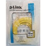 پچ کورد CAT6 دی لینک مدل NCB-C6UYELR1-10