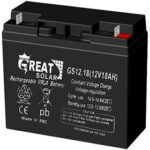 باتری 12 ولت 18 آمپر گریت سولار