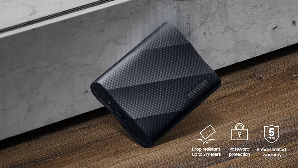اس اس دی اکسترنال سامسونگ Portable T9 ظرفیت 2 ترابایت