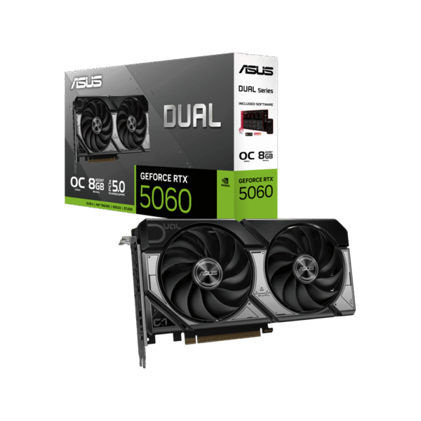 کارت گرافیک ایسوس Dual GeForce RTX 5060 8GB GDDR7 OC