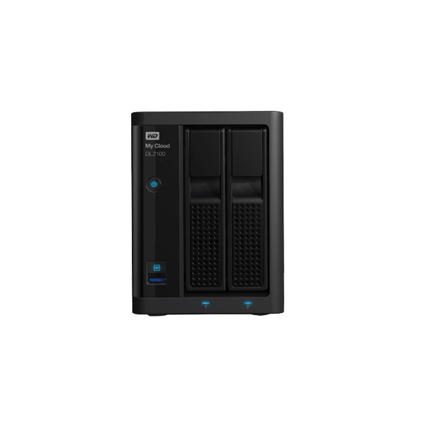 ذخیره ساز تحت شبکه Western Digital مدل DL2100 داراي دو سيني فاقد هاردديسک