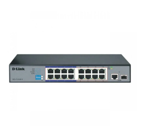 سوئیچ 16 پورت دی لینک DES-F1016P-E