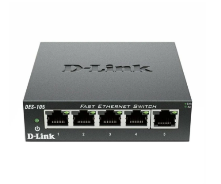 سوییچ 5 پورت دسکتاپ دی-لینک مدل DES-105