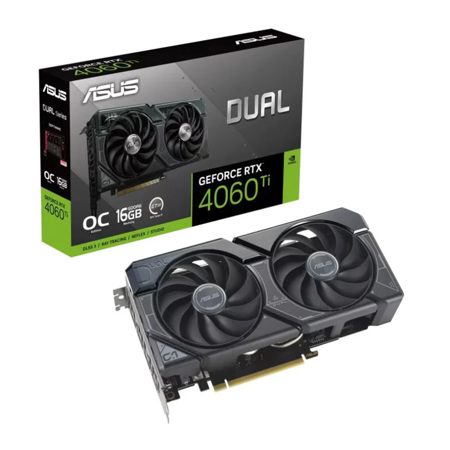 کارت گرافیک ایسوس Dual GeForce RTX 4060 Ti OC Edition 16GB