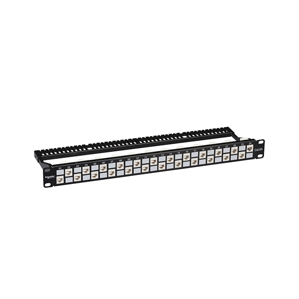 پچ پنل 24 پورت کیستونی Schneider مدل DCTPP24UKY1U