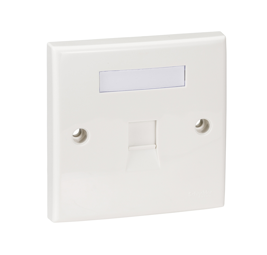 Face Plate تک پورت Schneider مدل DCXIOFPSXXXX