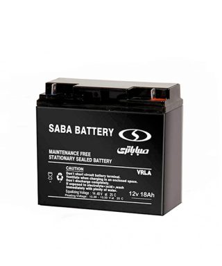 باتری 12 ولت 18 آمپر Saba Battery