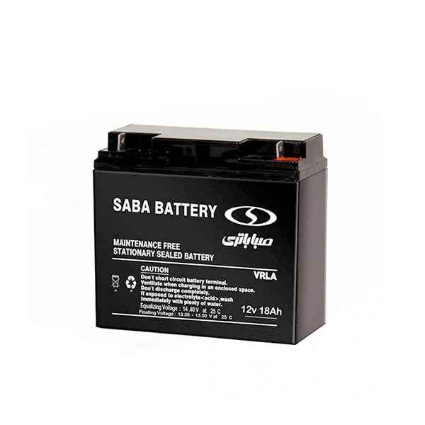 باتری 12 ولت 18 آمپر Saba Battery