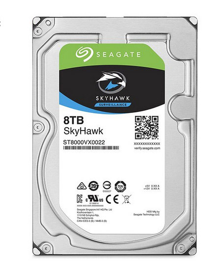 هاردديسک اينترنال Seagate مدل SkyHawk ST8000VX0022 ظرفيت 8 ترابايت