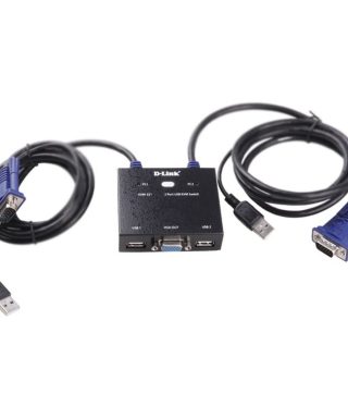 سوییچ 2 پورت دی-لینک مدل KVM-221