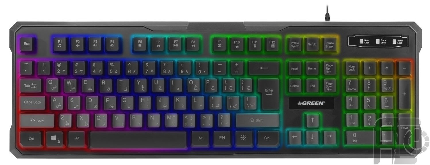 کيبورد Green مدل GK601-RGB