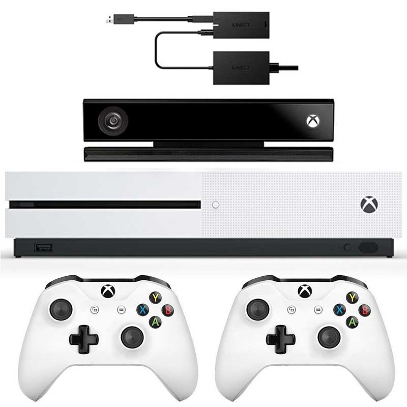 مجموعه کنسول بازی مایکروسافت مدل Xbox One S ظرفیت 1 ترابایت به همراه کینکت