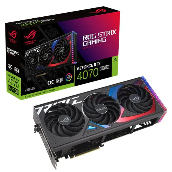 کارت گرافیک ایسوس ROG Strix GeForce RTX 4070 SUPER OC Edition