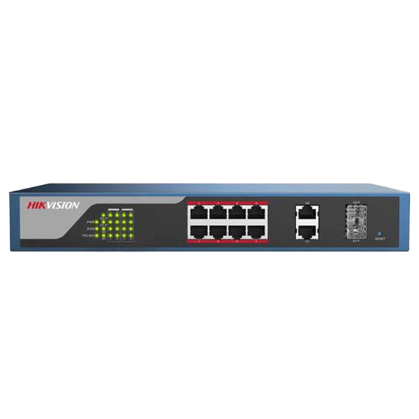 سوییچ 8 پورت Hikvision مدل DS-3E1310P-E