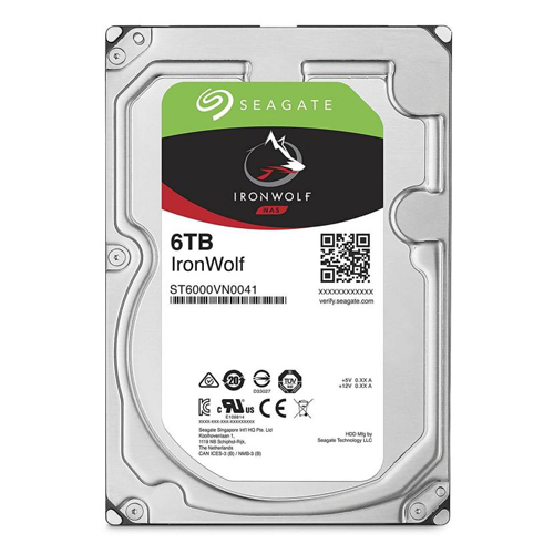 هاردديسک اينترنال Seagate مدل IronWolf ST6000VN0041 ظرفيت 6 ترابايت