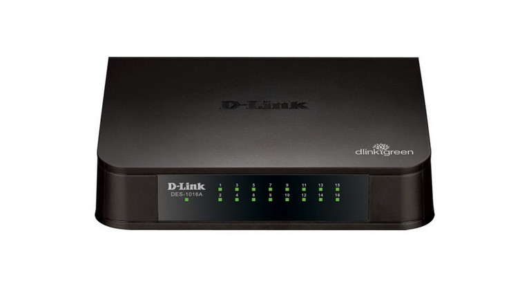سوییچ غير مديريتي 16 پورت D-Link مدل DES-1016A