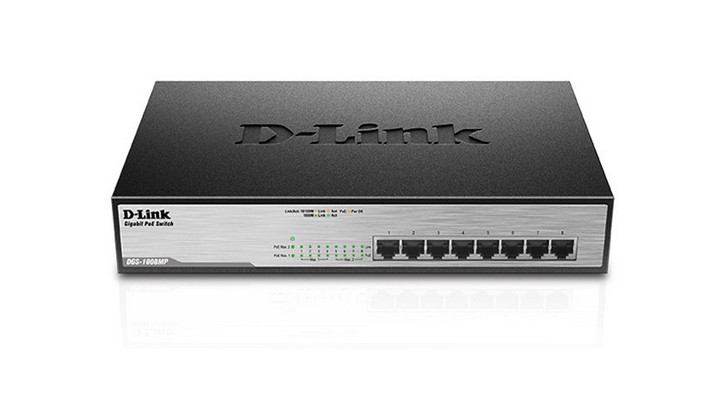 سوییچ 8 پورت غیر مدیریتی D-Link مدل DGS-1008MP