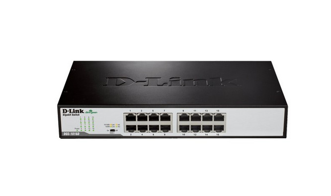 سوییچ 16 پورت غير مديريتي D-Link مدل DGS-F1016P