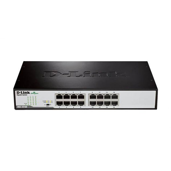سوییچ 16 پورت غير مديريتی دی لینک مدل DGS-1016D