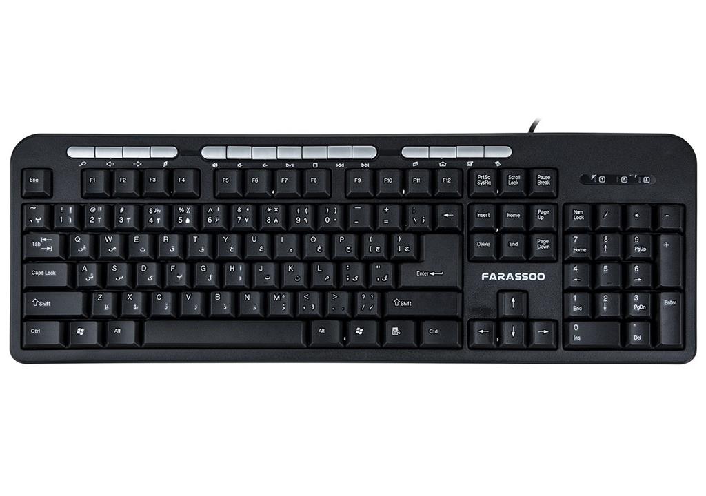 کیبورد باسیم FARASSOO مدل FCR-4890