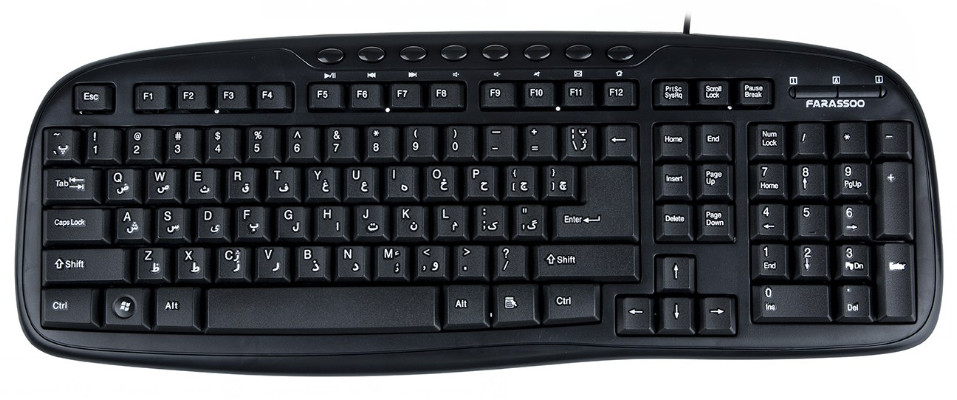 کيبورد Farassoo مدل FCR-6990