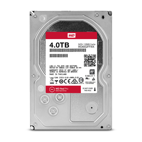هاردديسک اينترنال Western Digital سري قرمز مدل Red Pro WD4002FFWX ظرفيت 4 ترابايت