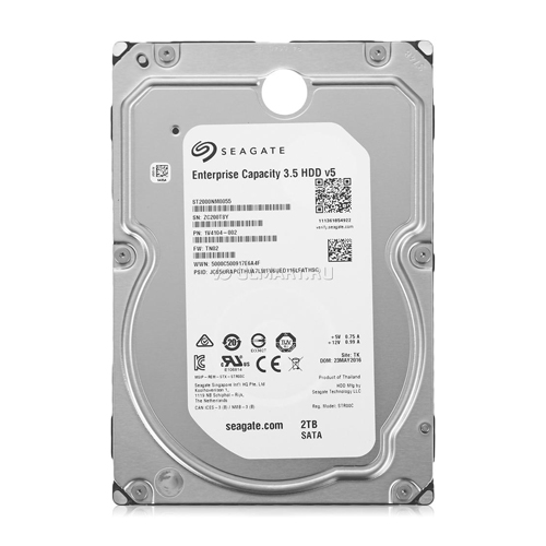 هاردديسک اينترنال Seagate مدل ST2000NM0055 ظرفيت 2 ترابايت