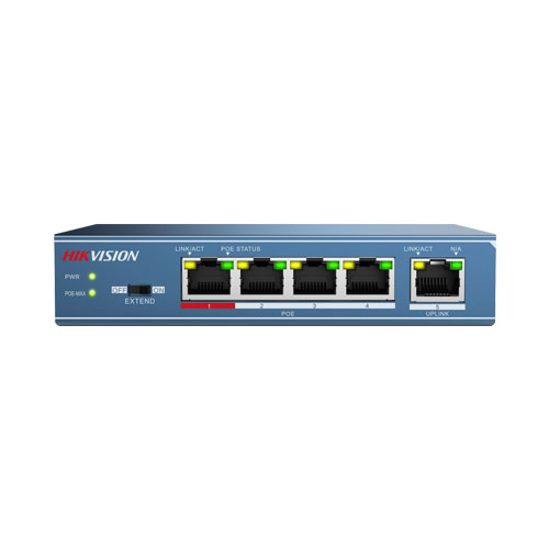 سوییچ 5 پورت Hikvision مدل DS-3E0105P-E
