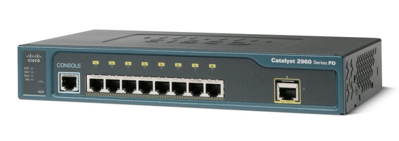 سوییچ مدیریتی 8 پورت Cisco مدل WS-C2960PD-8TT-L