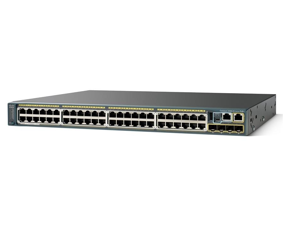 سوییچ مدیریتی 48 پورت Cisco مدل WS-C2960S-48LPS-L