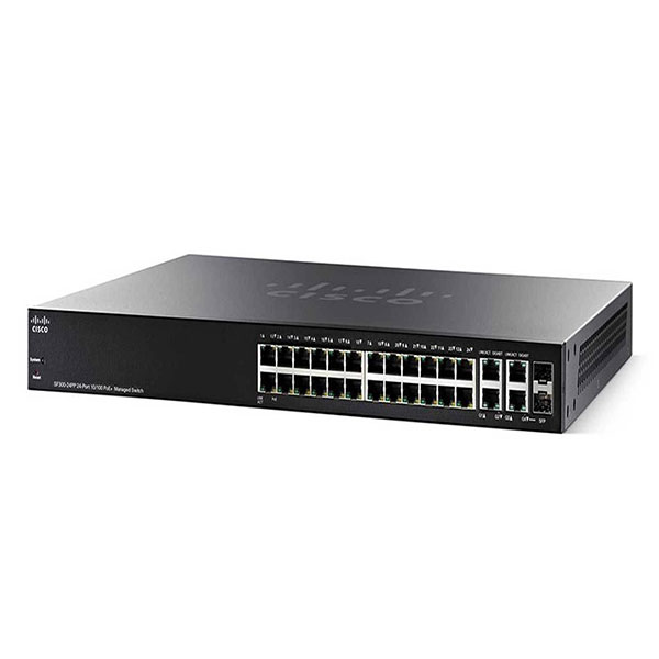 سوئیچ شبکه 24 پورت سیسکو مدل SF350-24