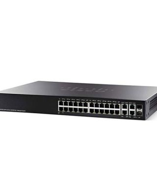 سوئیچ شبکه 24 پورت سیسکو مدل SF350-24MP